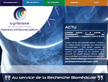 Tablet Screenshot of cynbiose.com